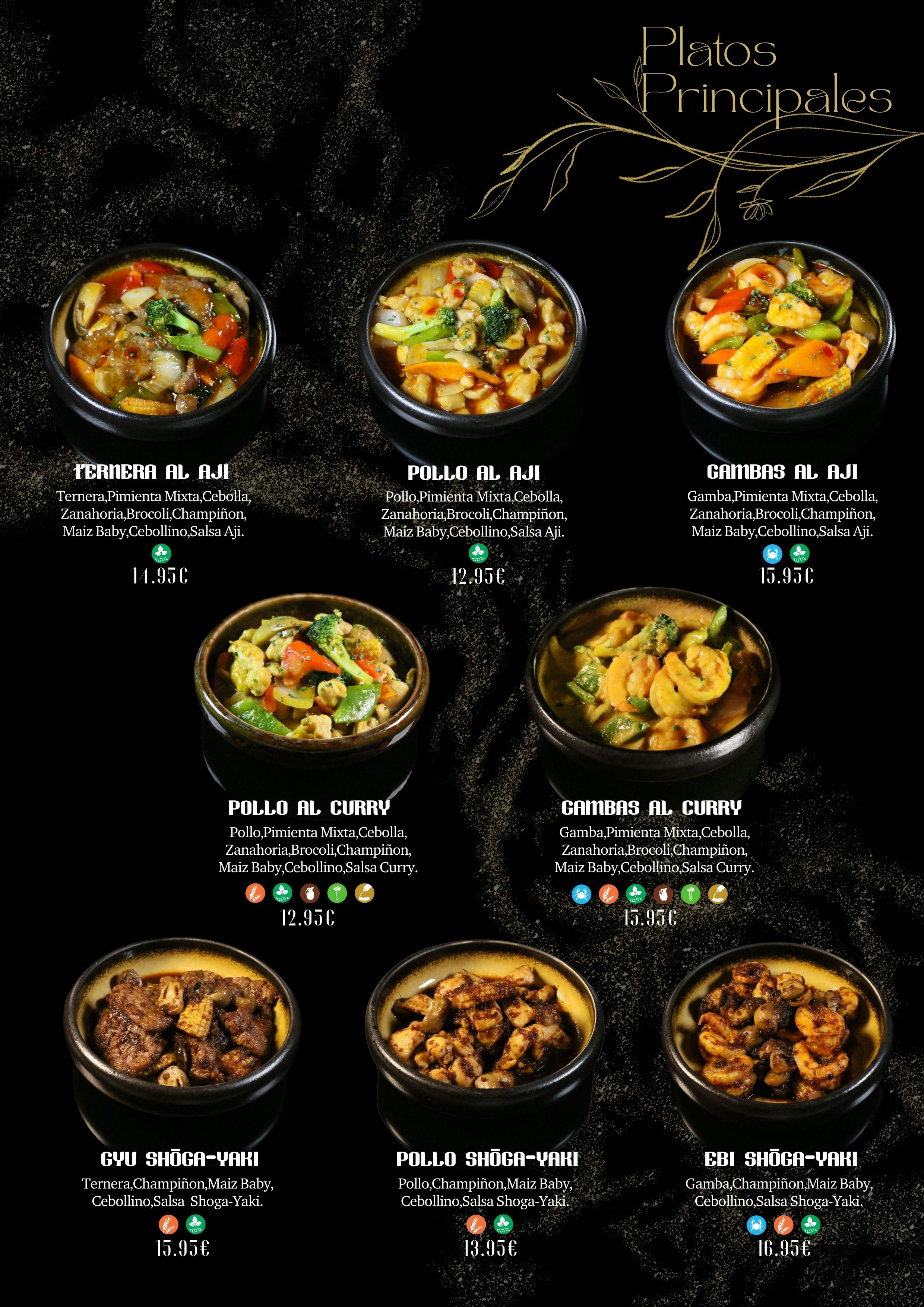 PLATOS PRINCIPALES